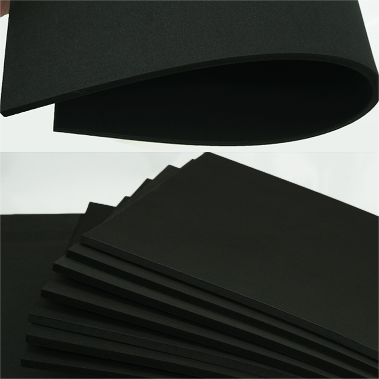 CR fire retardant foam shock absorption black white manufacturers supply CR rubber foam in large quantitiesCR fire retardant foam waterproof rubber foam manufacturer /PAIDU