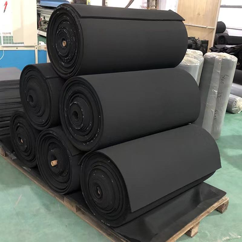 CR fire retardant foam shock absorption black white manufacturers supply CR rubber foam in large quantities /PAIDU